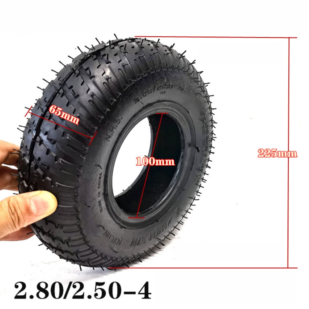 9 Inch Tyre 2.80/2.50-4 Pneumatic Tire with Inner Tube for Elderly Scooter Electric Scooter