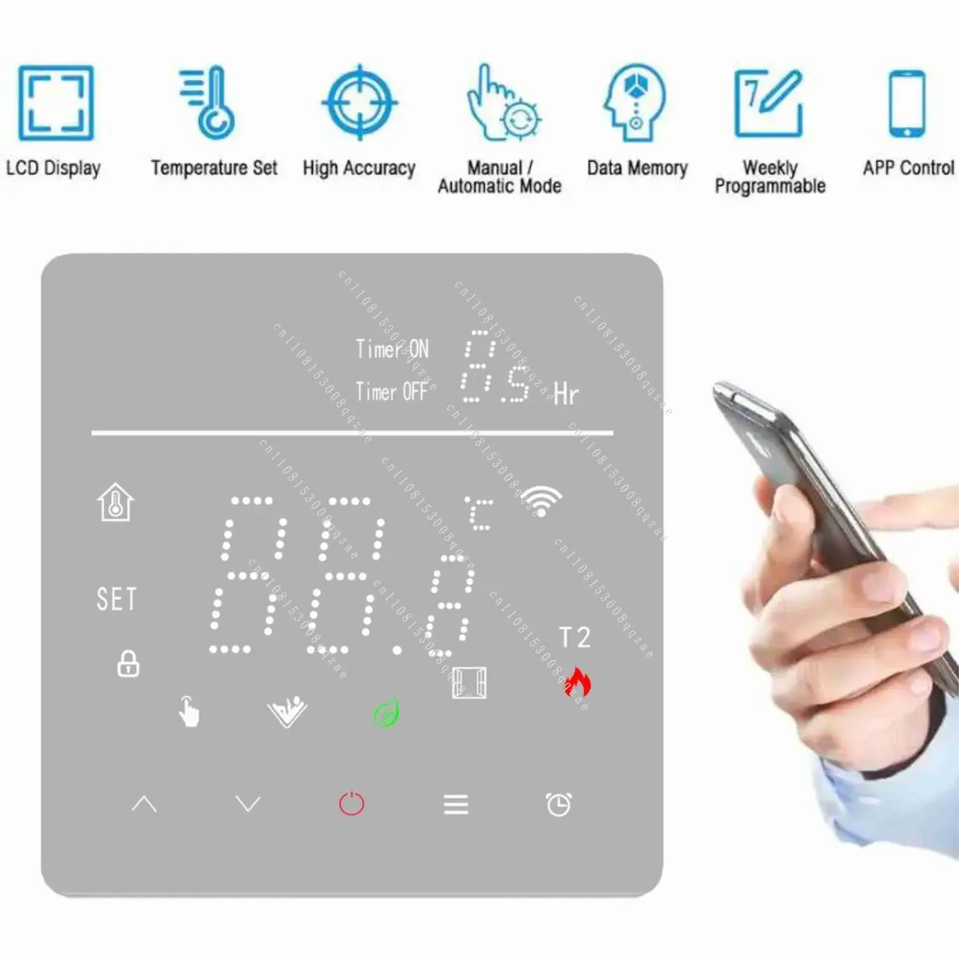 

Трехскоростной вентилятор для кондиционирования воздуха, центральный охладитель, программируемый термостат для фанкойлов, умный дом, для систем ОВКВ, термостат для фанкойлов