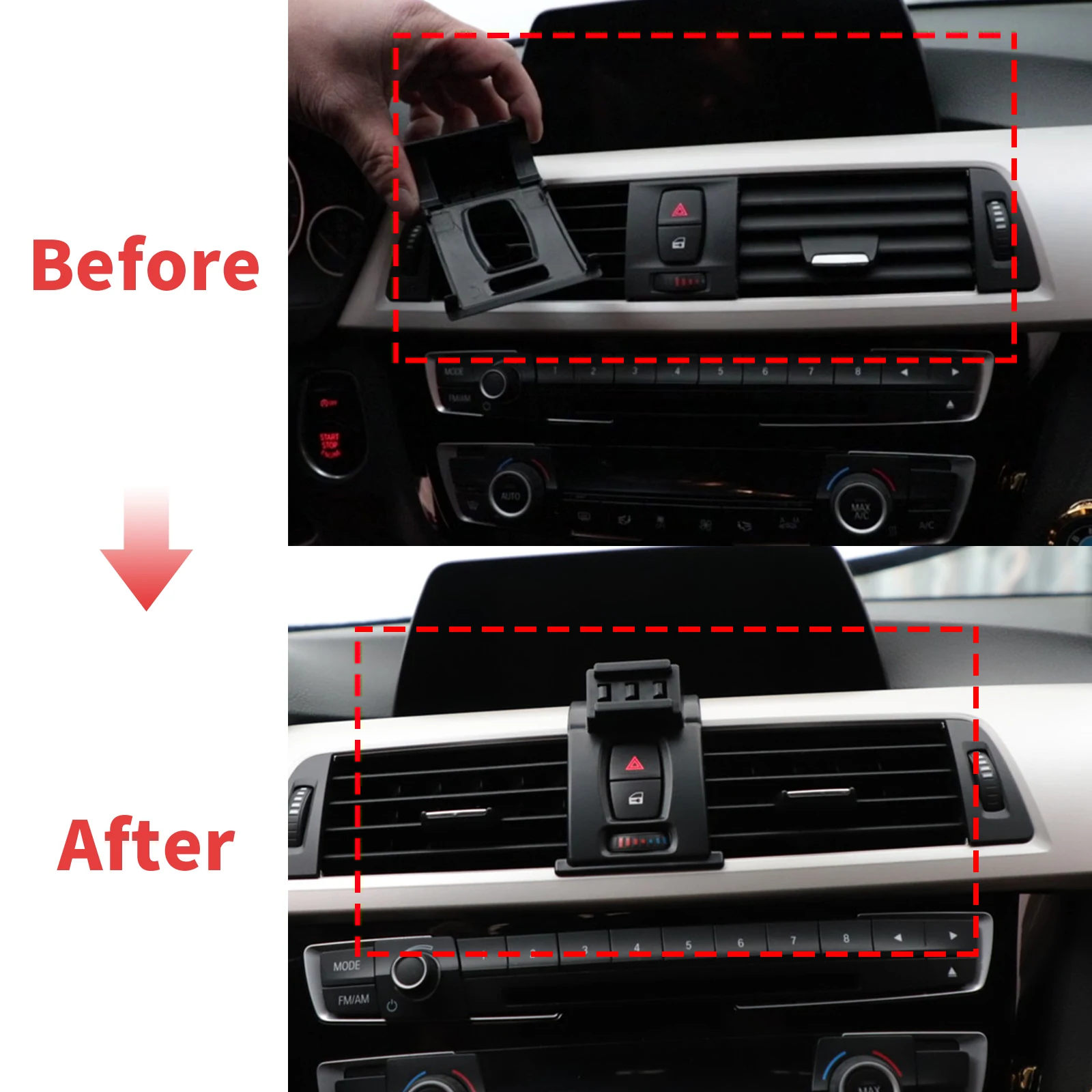fit for BMW 3 Series 2013 2014 2015 2016 2017 2018 2019 ​​Integrated Screen Mount Phone Holder Mount Car accessoires