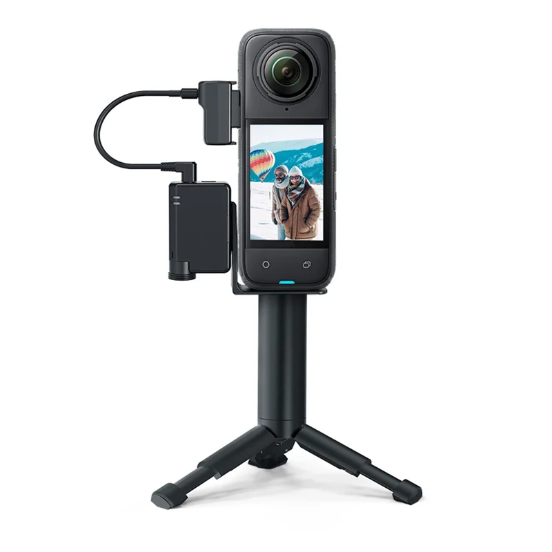 

Классический невидимый микрофон, холодный башмак для Insta360 X4/Djl, мини-микрофонный адаптер, аксессуары для камеры