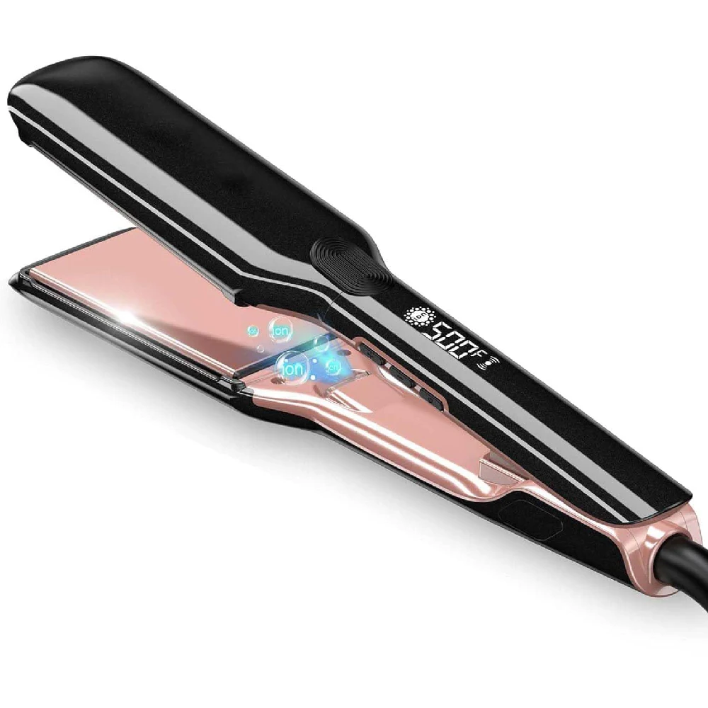 RUCHA Hair Straightener Professional High Temperature Keratin Treatment 500F Hair Flat Iron for Frizzy Hair Recovers the Damaged