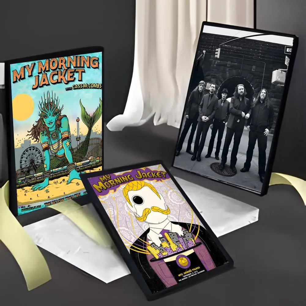 Psychedelic Southern Rock Band M-My M-Morning Jacket Poster American Film Mural Home Childrens Room Wall Decor Print