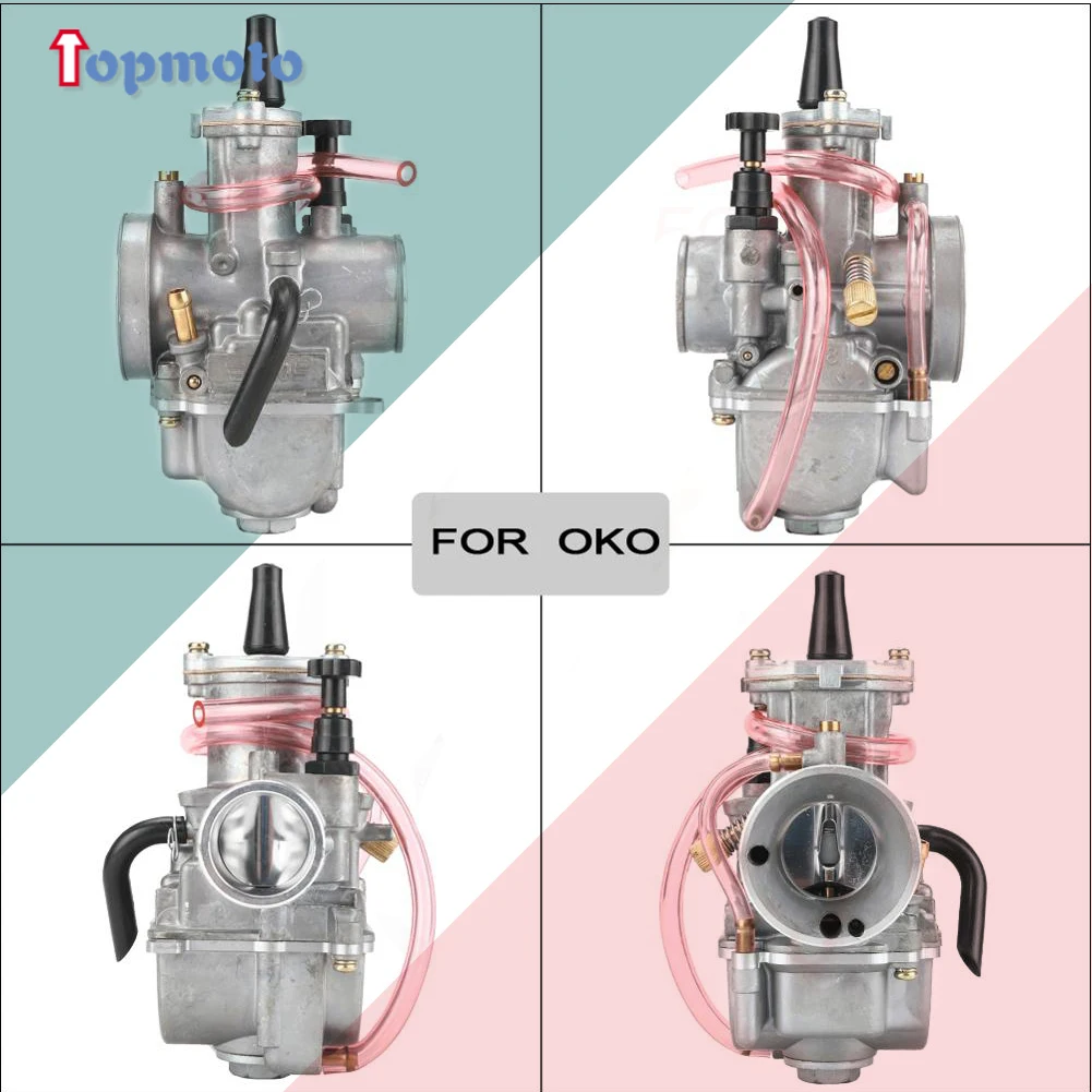 Universal Carburetor 2T 4T For OKO Keihin Koso Motorcycle PWK Carburetor 21 24 26 28 30 32 34mm Dirt Bike Pit Scooter ATV Quad