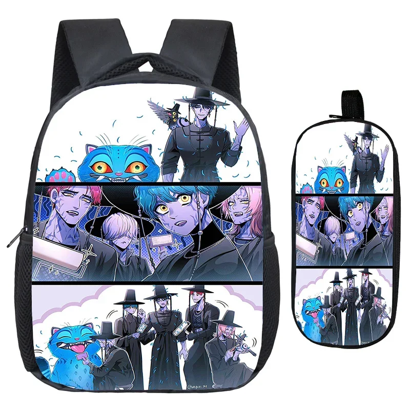 

Рюкзак KPop Demon Hunters с 3D принтом для мальчиков и девочек, пенал, 2 шт., студенческие повседневные рюкзаки, школьные забавные рюкзаки на заказ в мягкой обложке