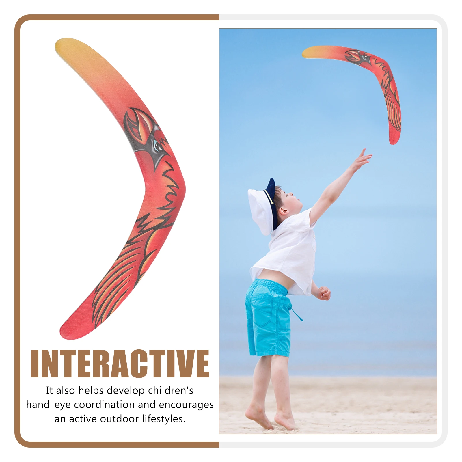 لعبة طيران رياضية خارجية من بوميرانج، لعبة رياضية للرمي والصيد، لعبة تمرين