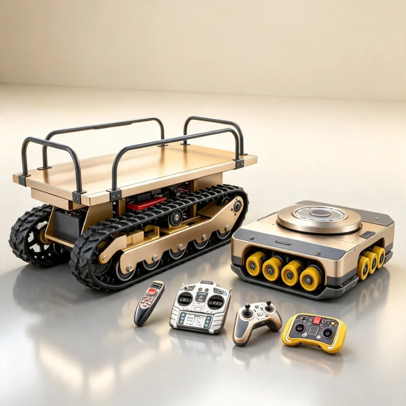 Remote Control Transfer Trolley Electric Driven Anti Vibration Structure Swivel Top Plate Warehouse Machine Transfer Mover