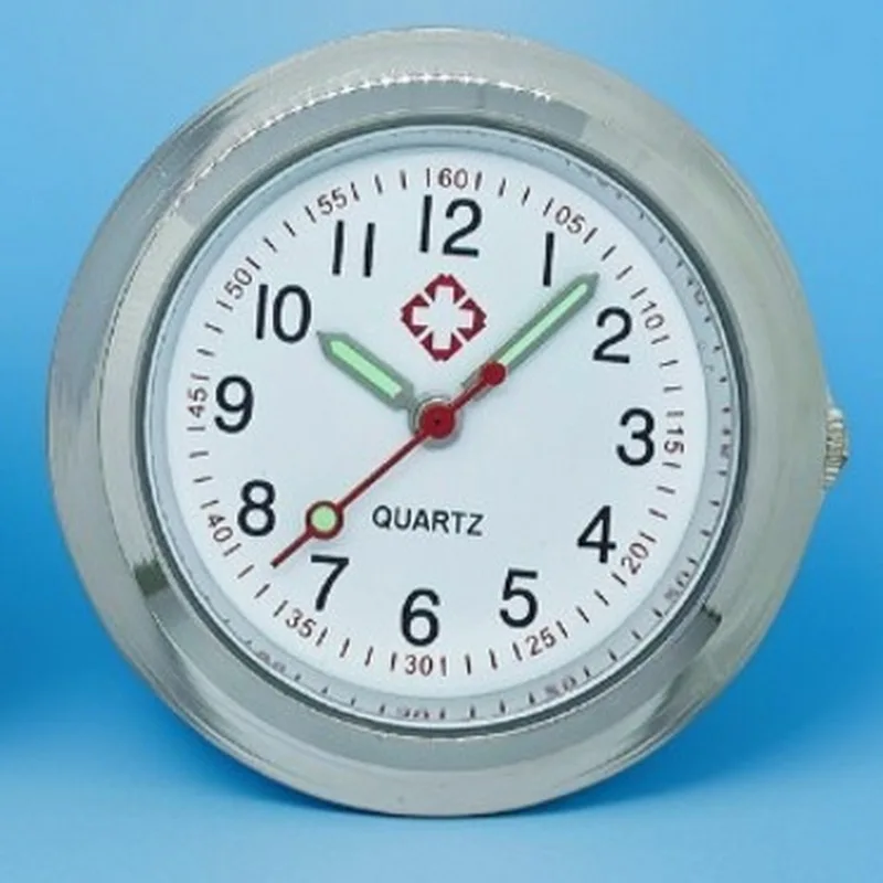 10pcs Paket Aksesoris Jam Tangan Logam untuk Perawat Dokter Jam Saku Meja Tempel Pelajar Hadiah Ujian