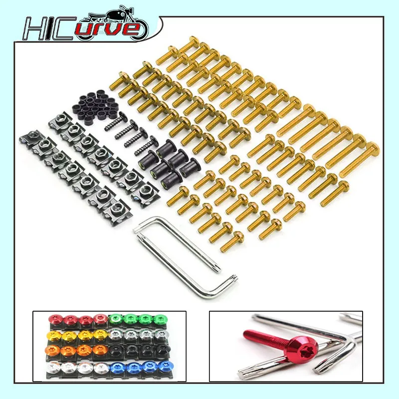 Motorcycle Accessories Fairing windshield Body Work Bolts Nuts Screws For Honda CBR1100XX VFR1200 CBR1100 XX VFR 1200