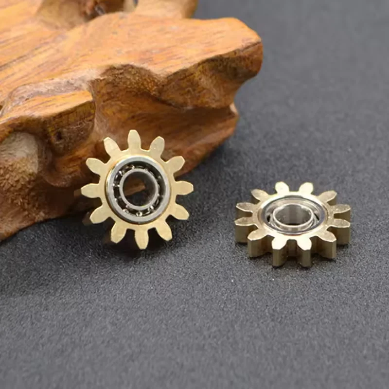 Bricolage métal Fidget Spinner modèle toupie jouets en laiton Cube magique engrenage combat rotatif anniversaire décoration décompression jouet