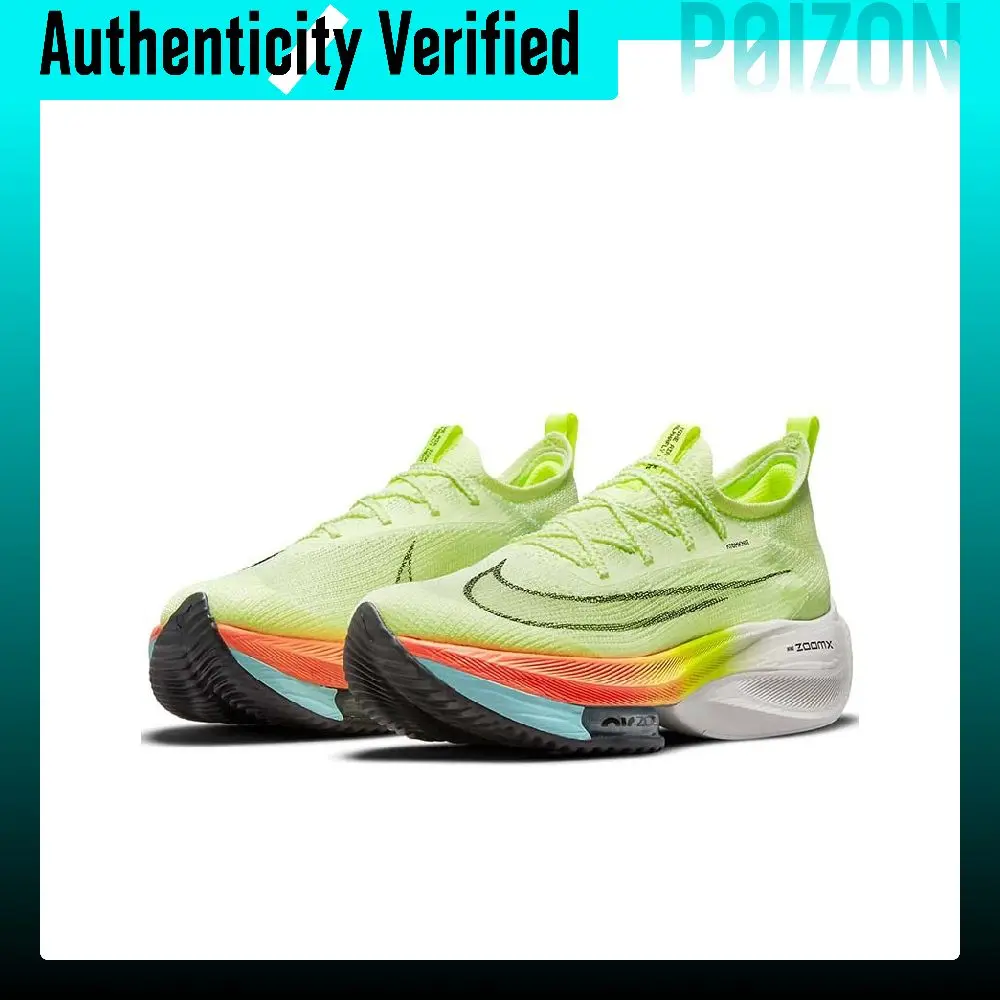 Nike Air Zoom Alphafly Next% 1 Running Shoes Men's Low-top Neon Green CI9925-700 - view 4