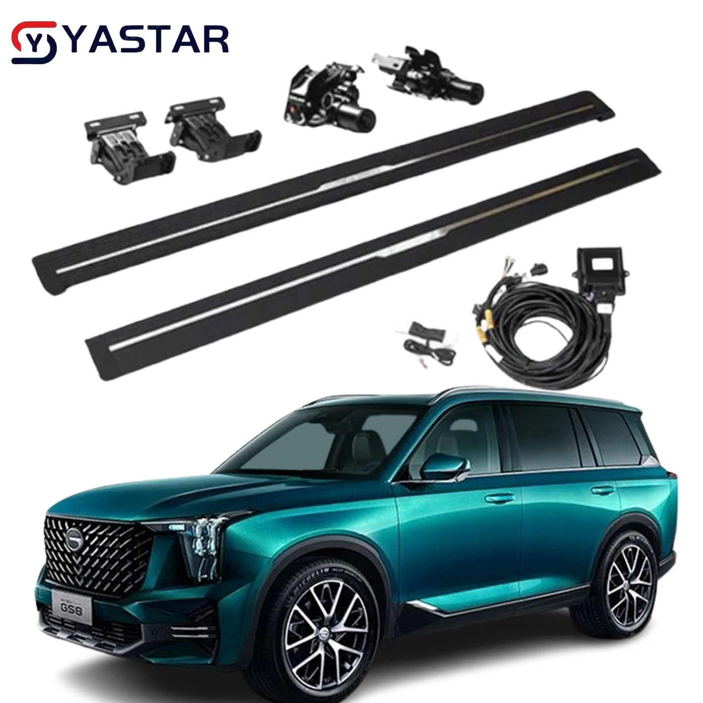 

For Automatic Foot Step Electric Sliding Steps Pedal Side Step Running Board Power Footrest for GAC Trumpchi GS8