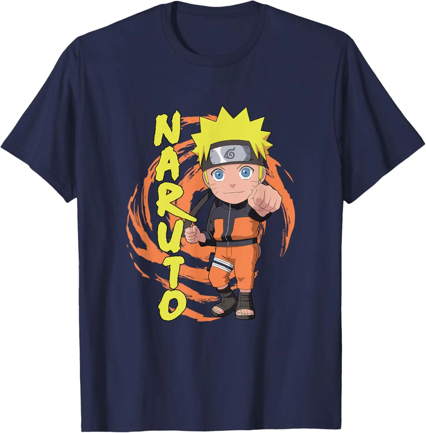 x Naruto Shippuden Naruto Chibi Fist T-Shirt