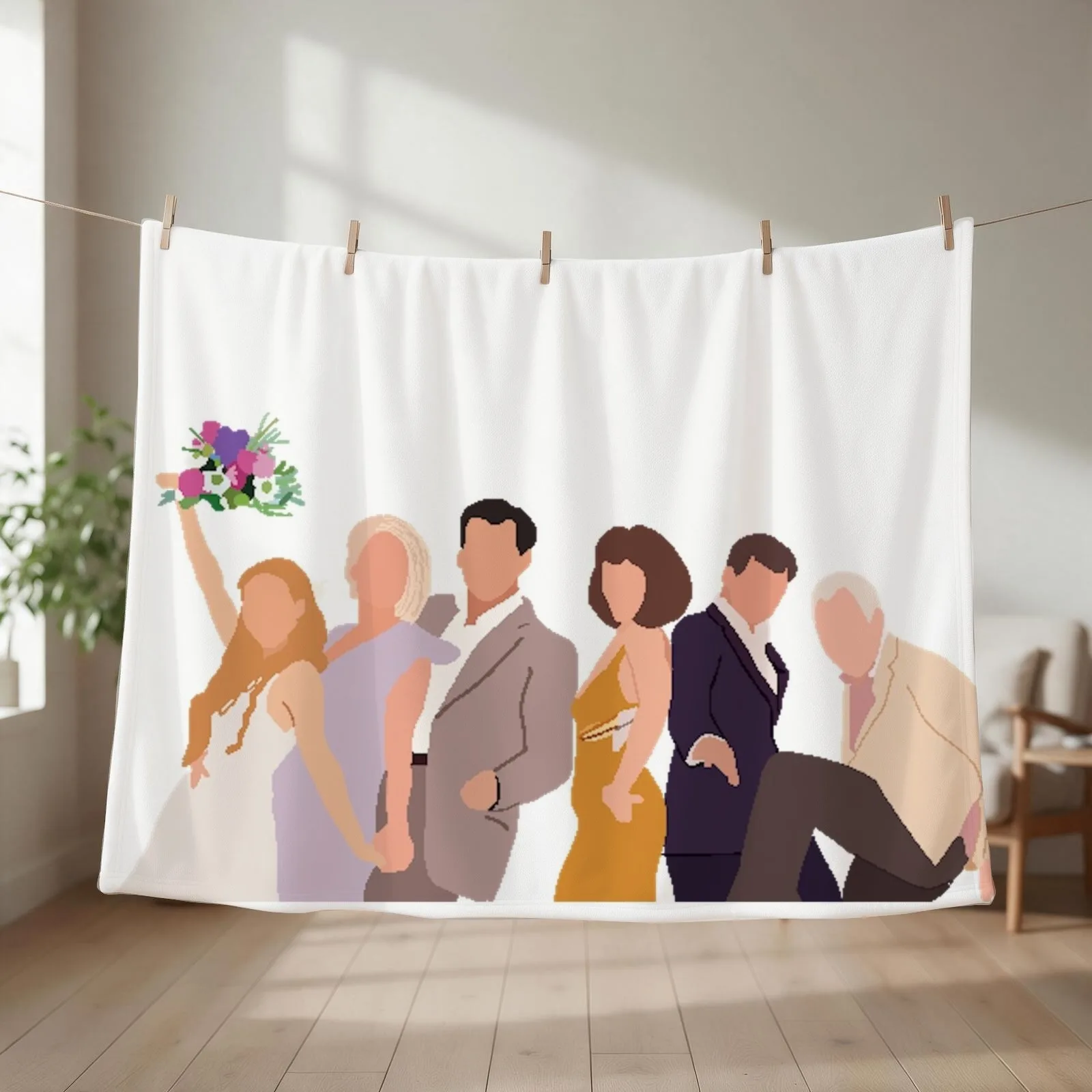 Mamma Mia! Throw Blanket couch cozy soft plush fuzzy picnic outdoor blanket
