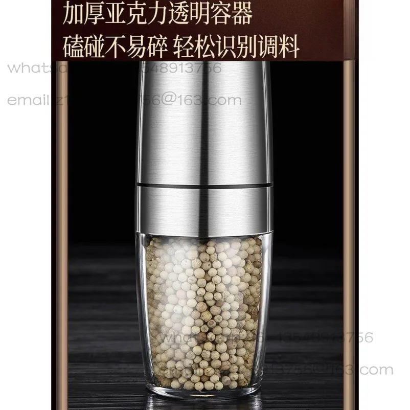 Electric rechargeable pepper grinder black peppercorns sea salt household grinding