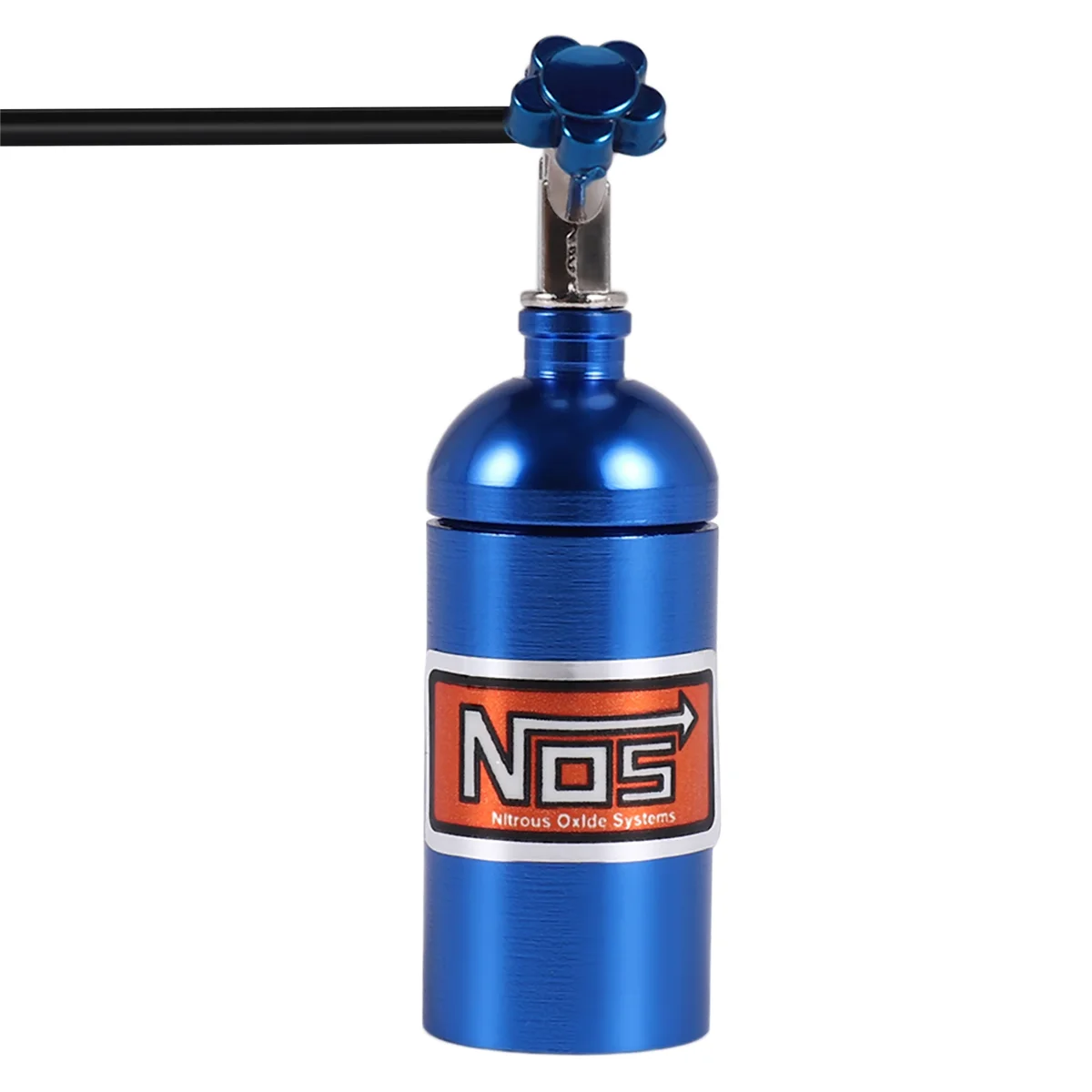 M07K Metal Simulated NOS Nitrogen Bottle for 1/10 RC Crawler Car Defender Bronco RC4WD D90 D110 TRX4 Axial Scx10 90046,Blue