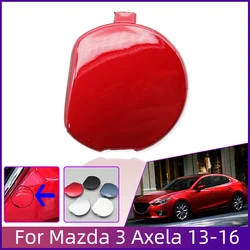 Front Bumper Towing Hook Eye Cover Lid For Mazda 3 Axela BM 2013 2014 2015 2016 Auto Tow Hauling Garnish Cap Case Car Accessorie
