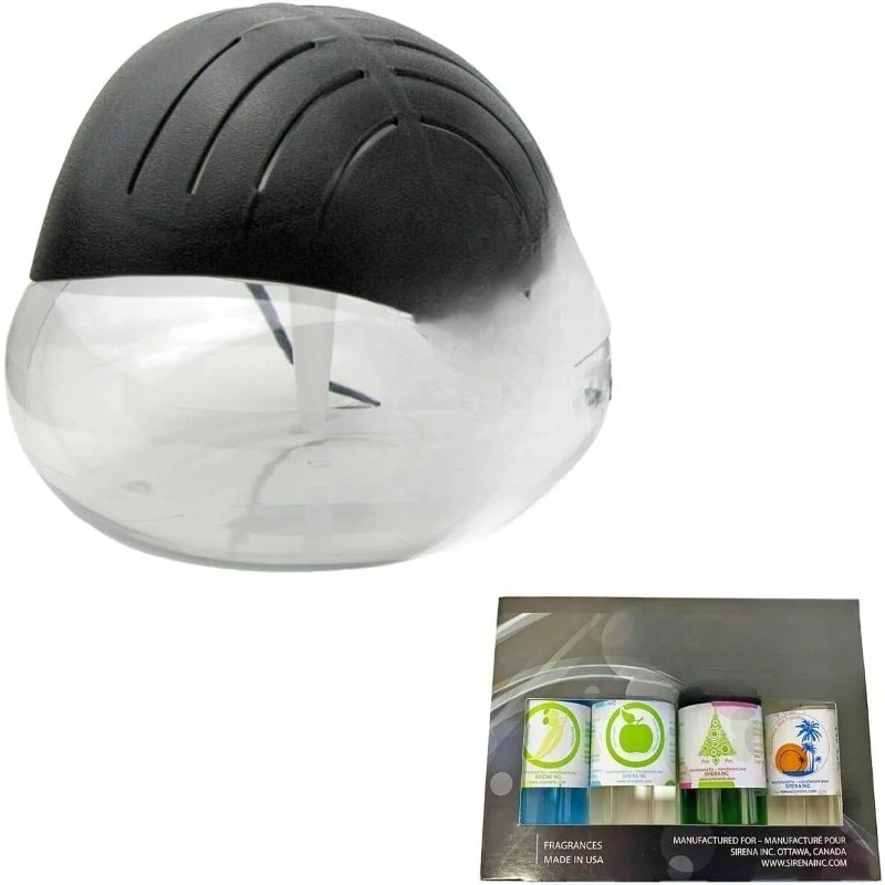 

Twister Deluxe Pack (Black) including Fragrance Pack- Water Filter Air Freshener For Home and Office - Essential Oil Arom