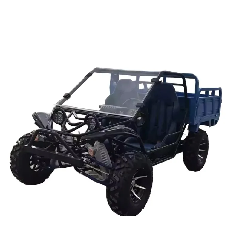 Four-wheeled Shaft Drive 250 CC Large-scale Karting with Cargo Box Farmer Car Adult All-terrain Vehicle ATV 500kg Load Capacity