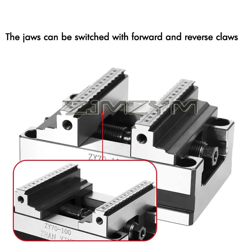 Precision Four Axis Five Axis Turntable Fixture Self Centering CNC Vise CNC Machining Center Concentric Flat Nose Pliers