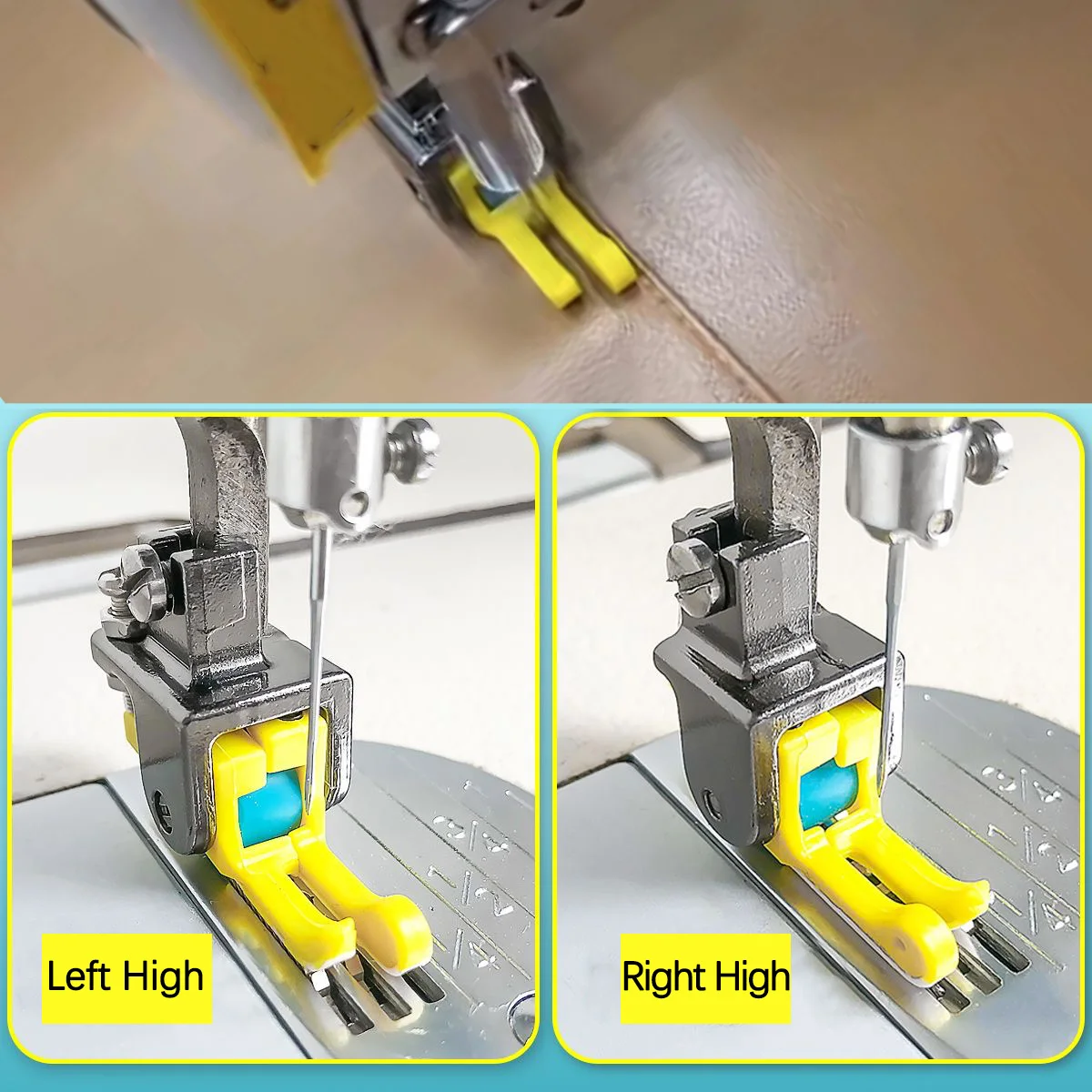 New  High and low roller presser foot plastic wear-resistant cloth, industrial flat car single pin general presser foot