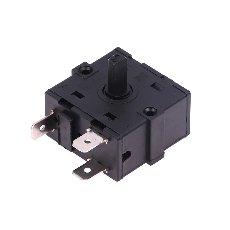 1pc 3/5 Pin 2/4 Position Rotary Switch Selector AC 250V 16A Radiator For Electric Room Heater