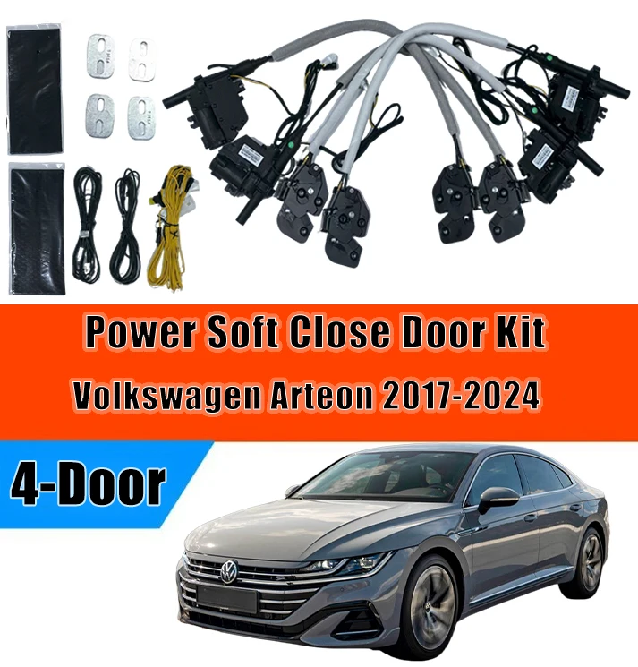 XCAR For Volkswagen Arteon 2017‑2024, Automatic Door Closing System with Electric Soft Close and Suction Lock