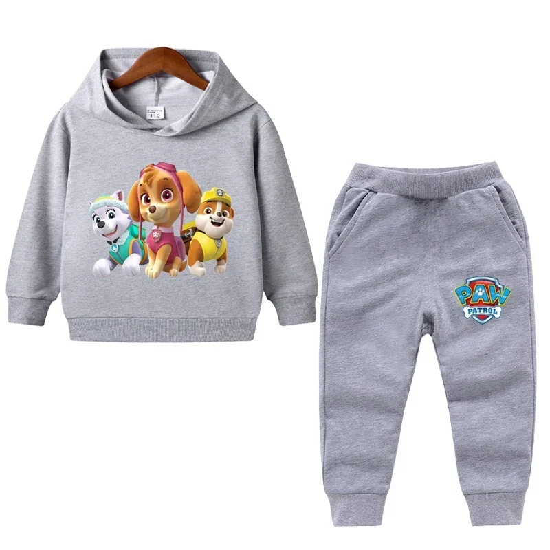 PAW Patrol Spring Autumn Children Clothing Suit Baby Boys Girls Clothes Kids Sport Hoodies Pants 2Pcs Sets Toddler Tracksuits