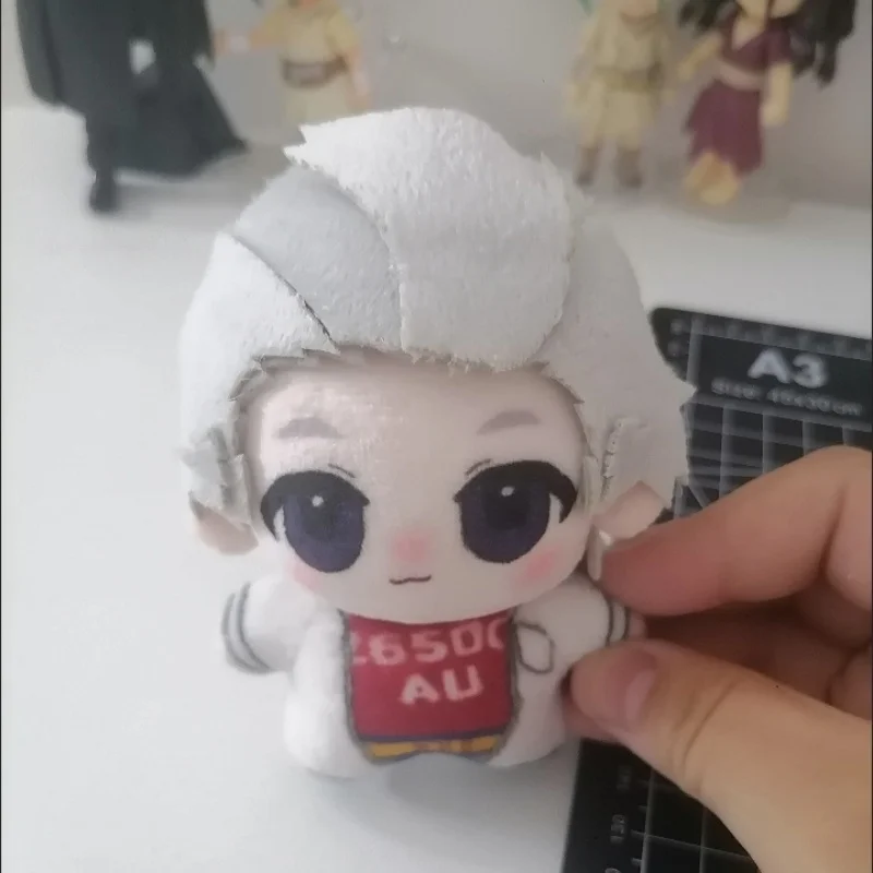 10CM Anime Dr. Stone Djeno peluche poupée Xeno Houston Wingfield mignon peluche coton porte-clés décoration sac à dos pendentif ACG jouet cadeau