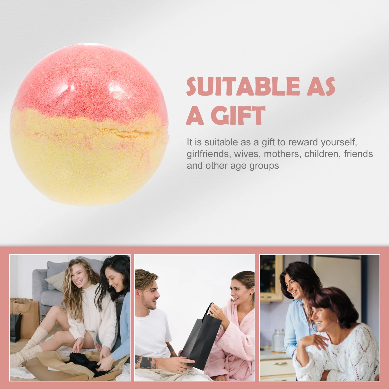 

Sea Salt Bath Balls Foaming Essential Oil Spa Kids Aroma Gifts Safe Durable Premium Materials Charm Relaxing Bath Feet Clean