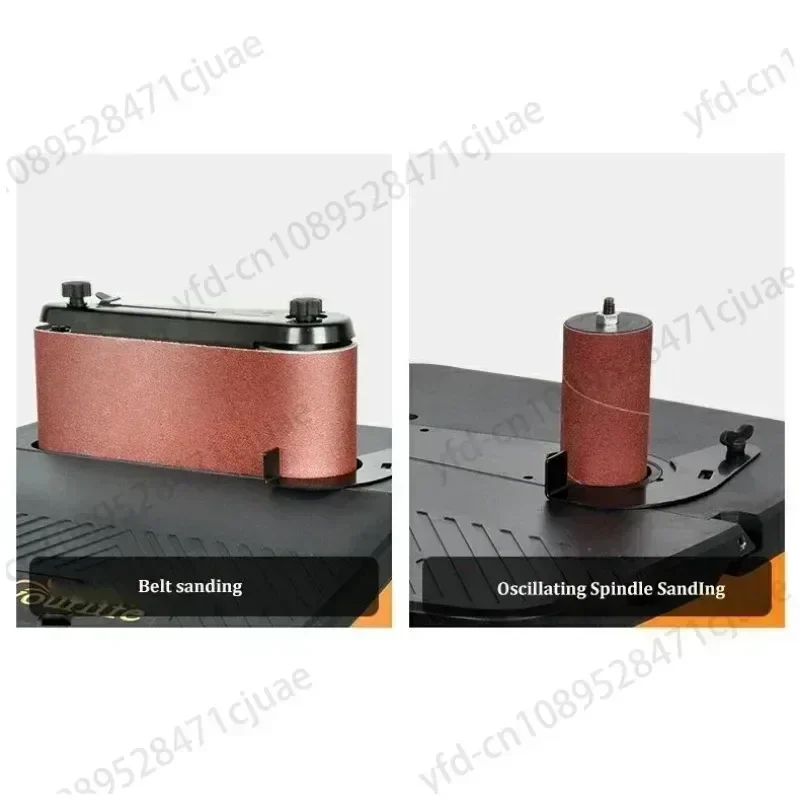 Drum Belt Wood Sander Oscillating Spindle Sander Woodworking Grinding Tools Polisher 2000RPM