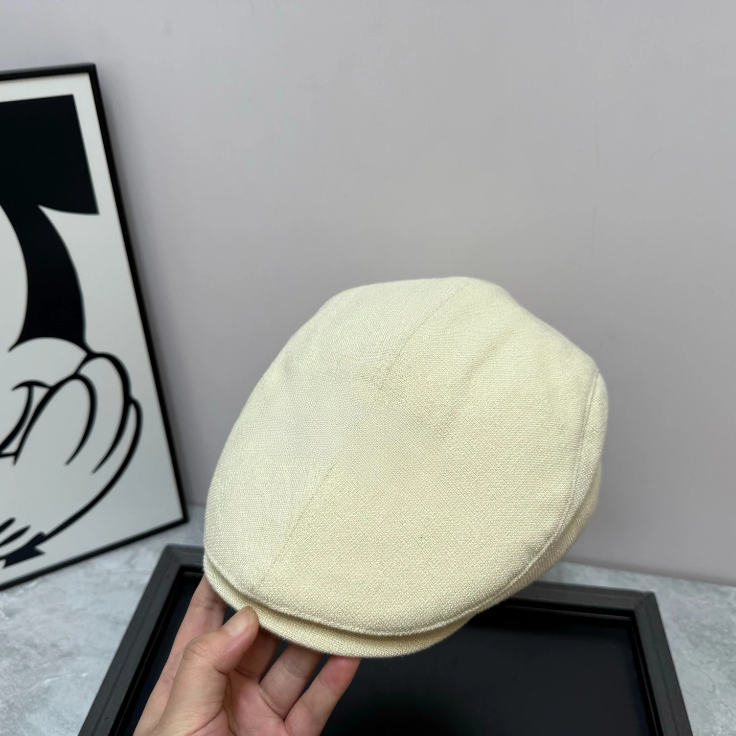 

Light Luxury Cap Sun Protection Forward Cap Fashionable Versatile Basin Couple Leisure Painter Cap Letter Hat High-end Gift