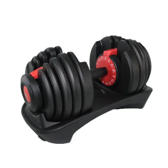 Customized Logo Single-Hand Adjustable Gym Home Dumbbell Set Iron Cast Dumbbells Dumbbell Barbell Set