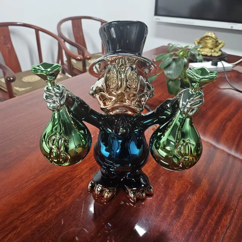 Sculptuur persoonlijkheid binnenhuis grote mond eend glasvezel creatieve decoratie ornament decoratie