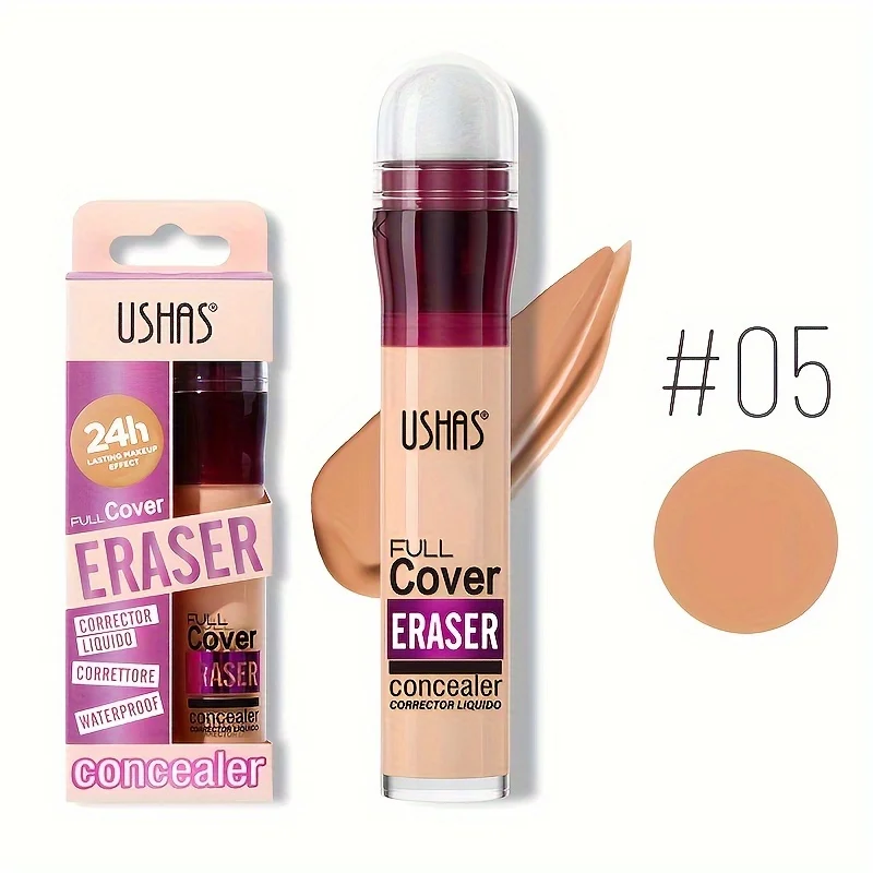 Nieuwe Spons Head Concealer voor Donkere Kringen Sproeten Acne Pigmentatie en Vlekken Langdurige Hydraterende Vloeibare Foundation