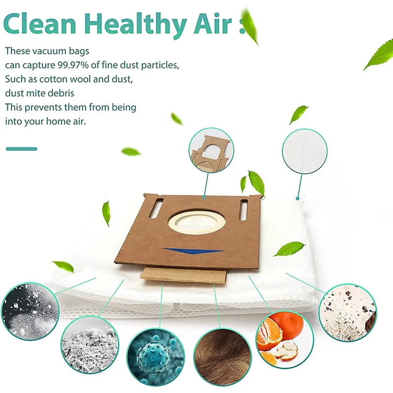 قطع غيار لـ Ecovacs Deebot OZMO T9 T8 T8 Max T8 AIVI T5 & N8 N5 Series جهاز آلي لتنظيف الأتربة الملحقات