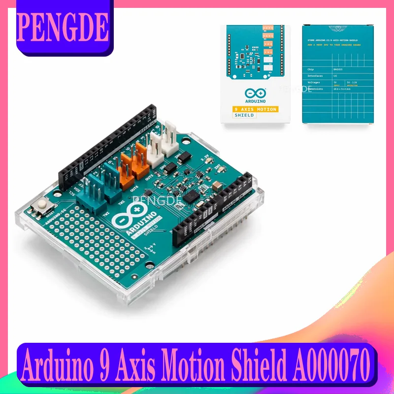 

Arduino 9 Axis Motion Shield A000070 BNO055 Sensors Development board Italy Official Original Genuine