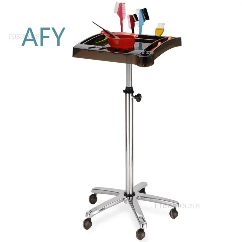 Stylist Hair Fashion Salon Trolley for Barber Shop Manicure Store Multifunctional Rack Hair Salon Commercial Furniture Tool