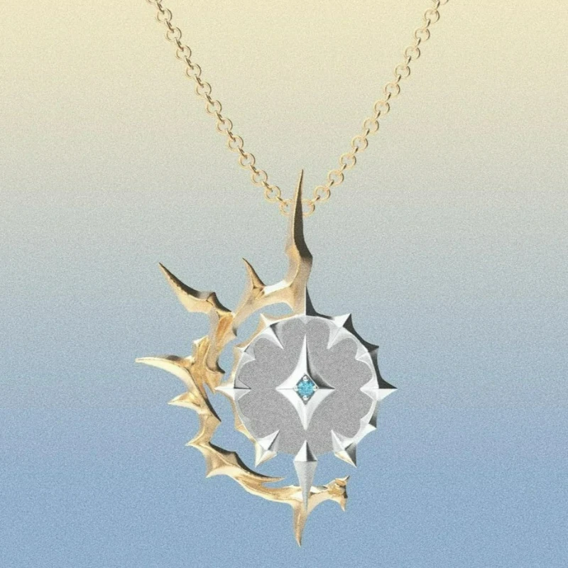 Honkai: Star Rail Phainon Cos Necklace New Design clavicle chain Pendant Necklaces Accessories Earring Clip best gift