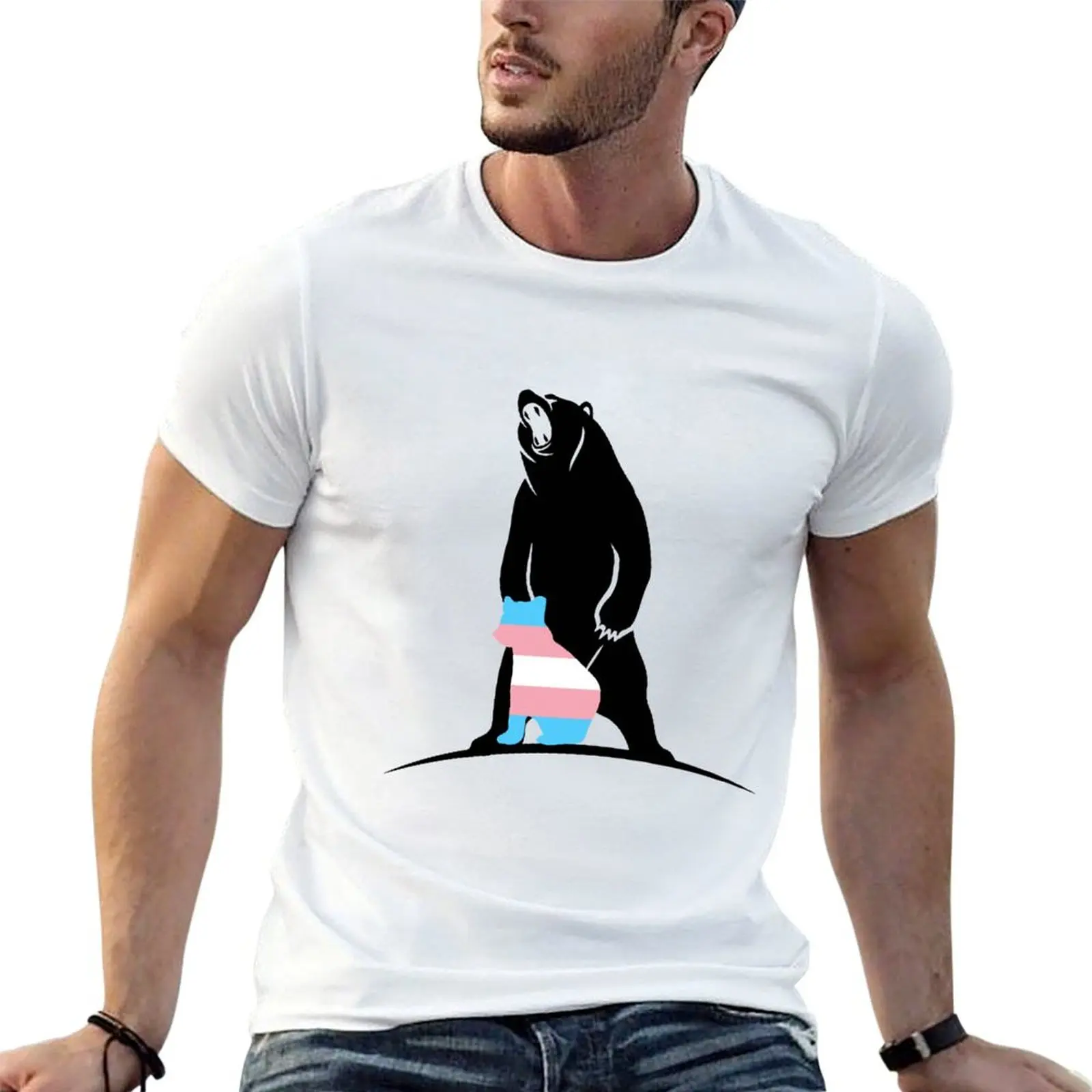 

DEFEND TRANS YOUTH T-Shirt man t shirts for men anime t shirts for man t shirt for man 100 percent cotton T-shirt