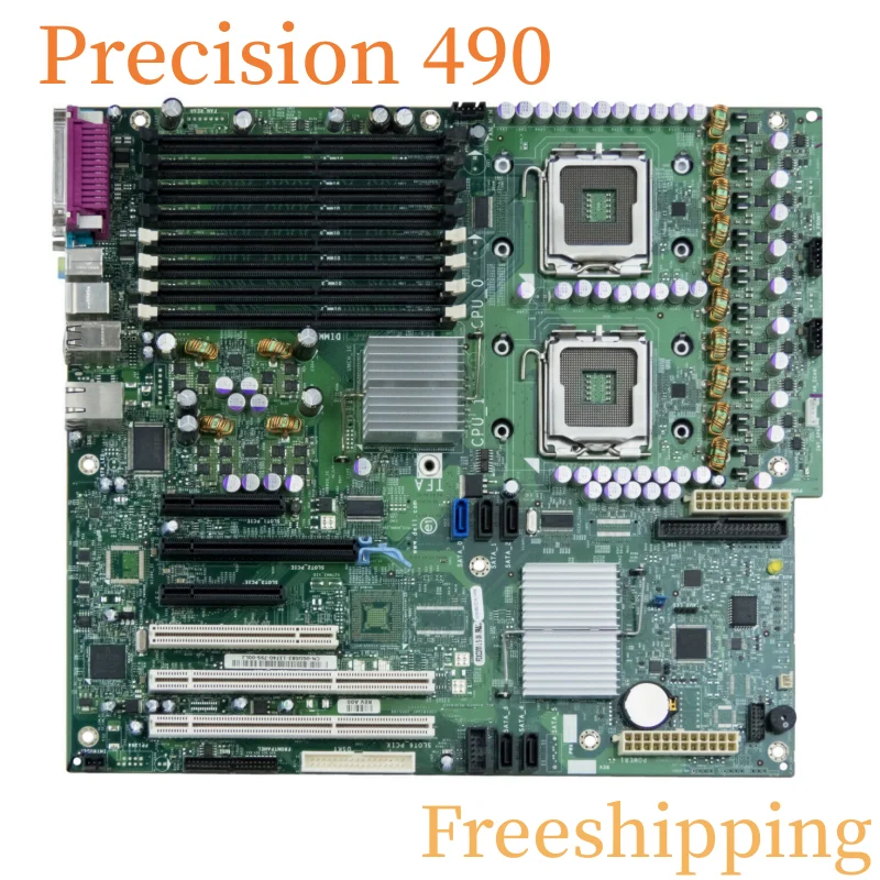 

For Dell Precision 490 Motherboard 0GU083 GU083 0F9382 F9382 0DT031 DT031 LGA771 DDR4 Mainboard 100% Tested Fully Work