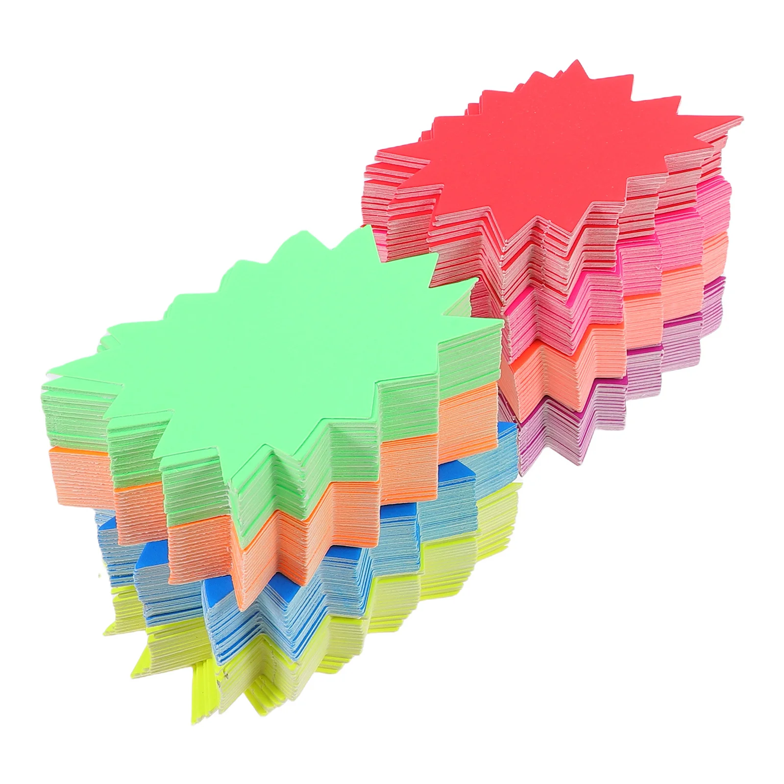 80 قطعة علامات أسعار الانفجار الفلورسنت انفجار تصميم لافتة للنظر بيع تسميات لمتجر البيع بالتجزئة سوبر ماركت مول استخدام انفجار النجوم #2