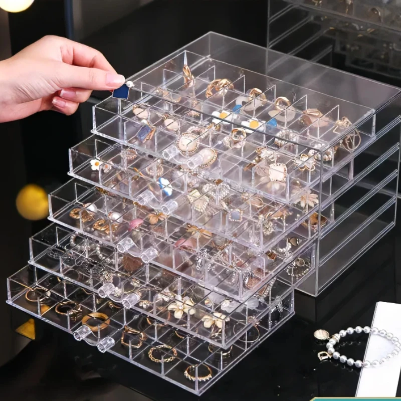 

Earring Organizer Nail Art Diamond Display Stand Drawer Jewelry Organizer Cosmetic Storage Box Nail Art Diamond Display Stand