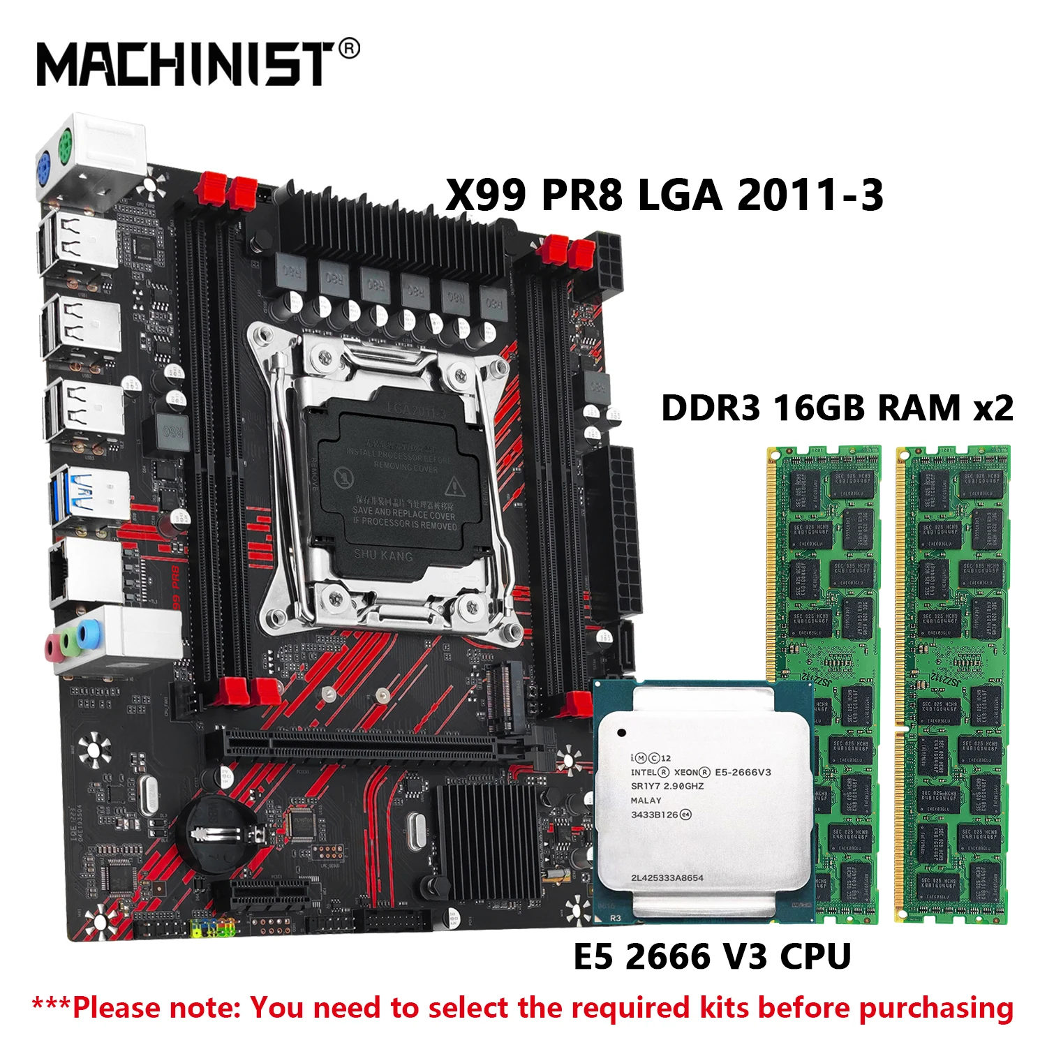 machinist-x99-pr8-motherboard-kit-intel-lga-2011-3-xeon-e5-2666-v3-cpu-and-ddr3-2-16gb-ram-memory-optional-combo