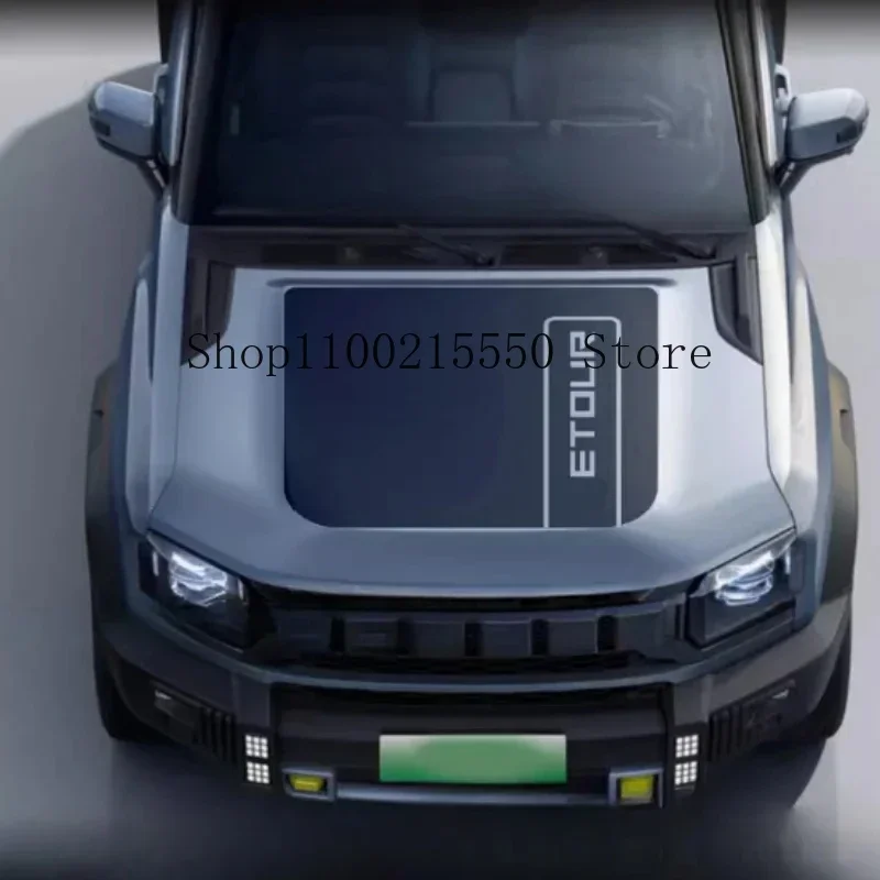 

Наклейка на капот автомобиля, подходит для Chery JETOUR Traveler T2 2023 2024, наклейка на капот внедорожника, внешние детали автомобиля