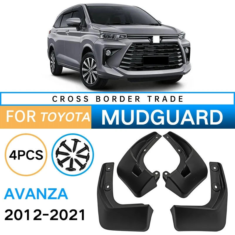 

4 шт., брызговики для Toyota Avanza 2012-2021
