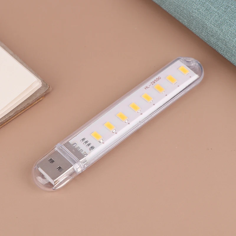 Mini Portable USB LED Book Light DC5V Ultra Bright Reading Book Lamp 16/24leds 8leds Lights For Power Bank PC Laptop Notebook