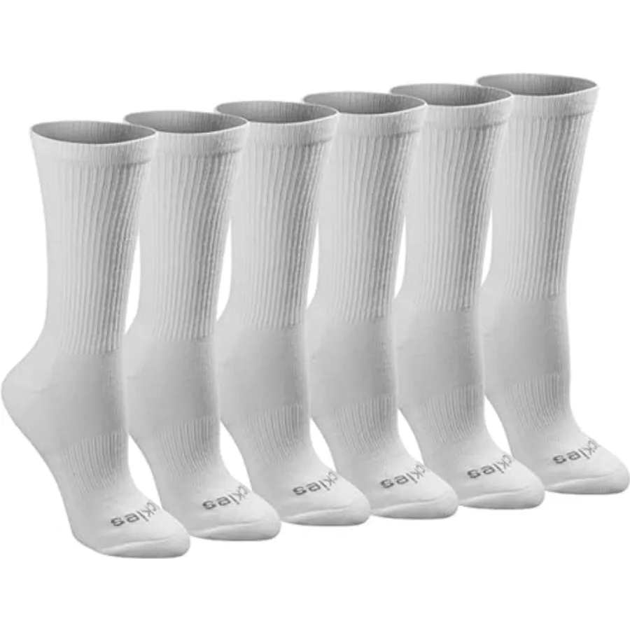 

Women's DriTech Essential Moisture Control Crew Socks for Daily Wear and Physical Activities Engineered with Advanced MoistureW