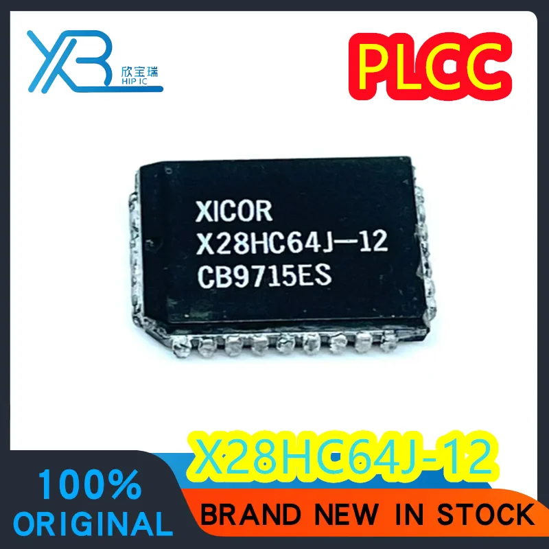 

(1/40 pieces) X28HC64J-12 original authentic PLCC32 memory chip IC spot electronics fast delivery