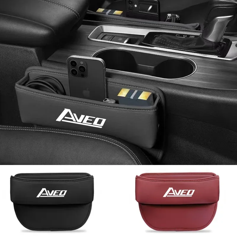 Car Storage Case Seat Gap Box Slit Pocket Cell Phone Stand Holder Automotive Organizer For Chevrolet AVEO T250 2006 - 2012