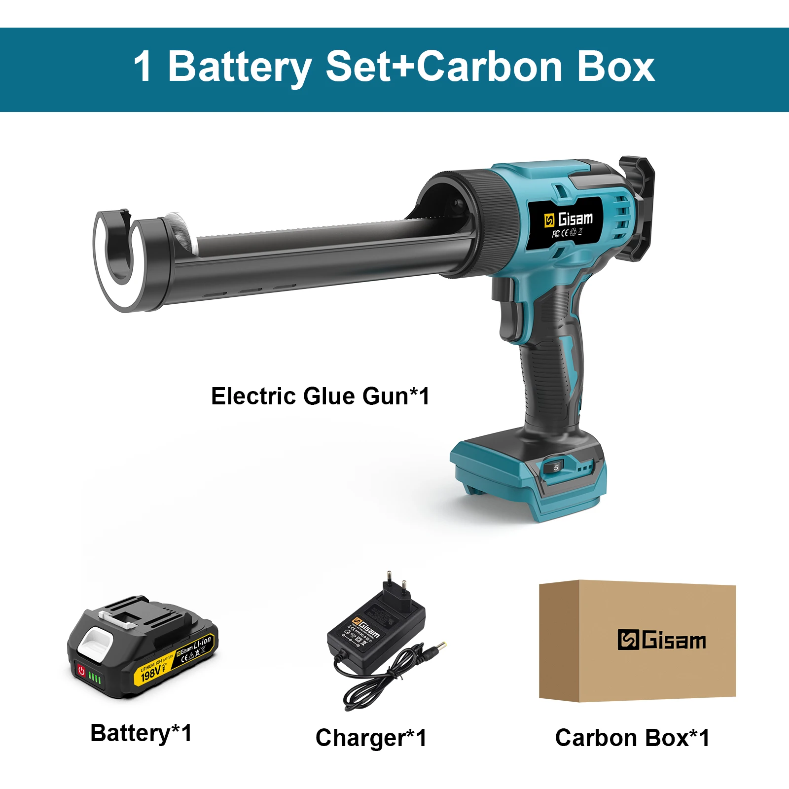 G perfil Elektrisch lijmpistool Glaslijm Kitpistool 6 snelheden Draadloos elektrisch naailijm Elektrisch gereedschap voor Makita 18V batterijpennen